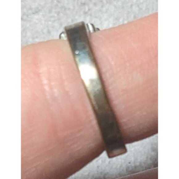 Gothic Art Deco Black Gemmed And Marcasite Ring Size 7 1/4 - Picture 13 of 13